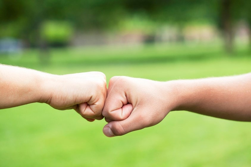 fist-bumping-the-new-handshake-probiotics-learning-lab